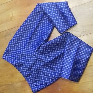 Anthropologie Blue Floral Print Cropped Pant Size M